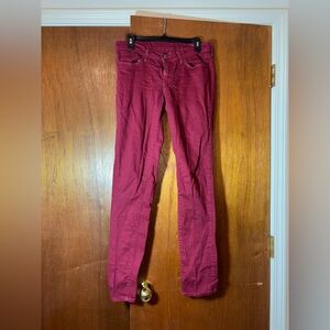 Angry Rabbit Deep Red Denim size 27